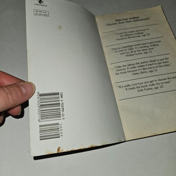 5 Choose Your Own Adventure Book Lot Secret Return Ninja Earthquake Nightmare - Picture 15 of 16